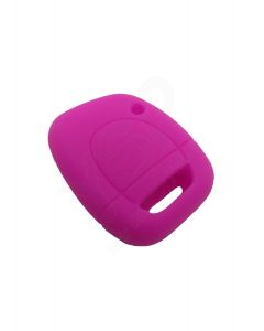 Capa silicone Renault, um botão, rosa