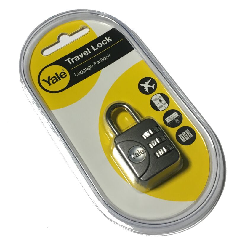 Aloquete Yale de combinação 3 dígitos, 30mm zinco