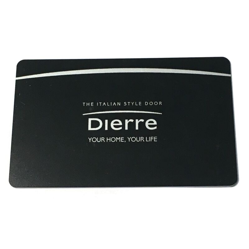 Chave especial Dierre original Key Card (cartão proximidade)