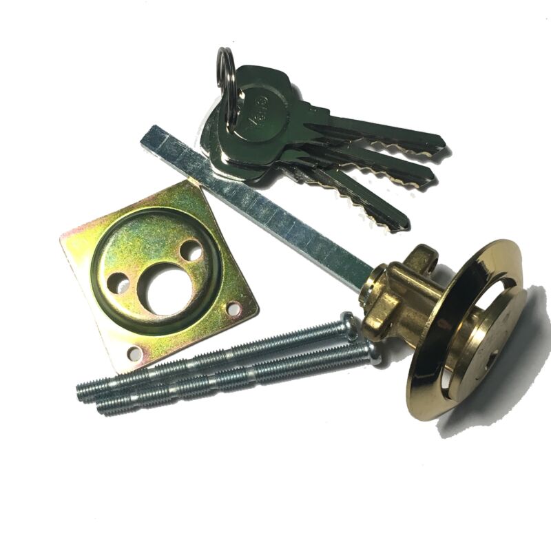 Cilindro Yale 2200031 redondo, diâmetro 29mm latonado