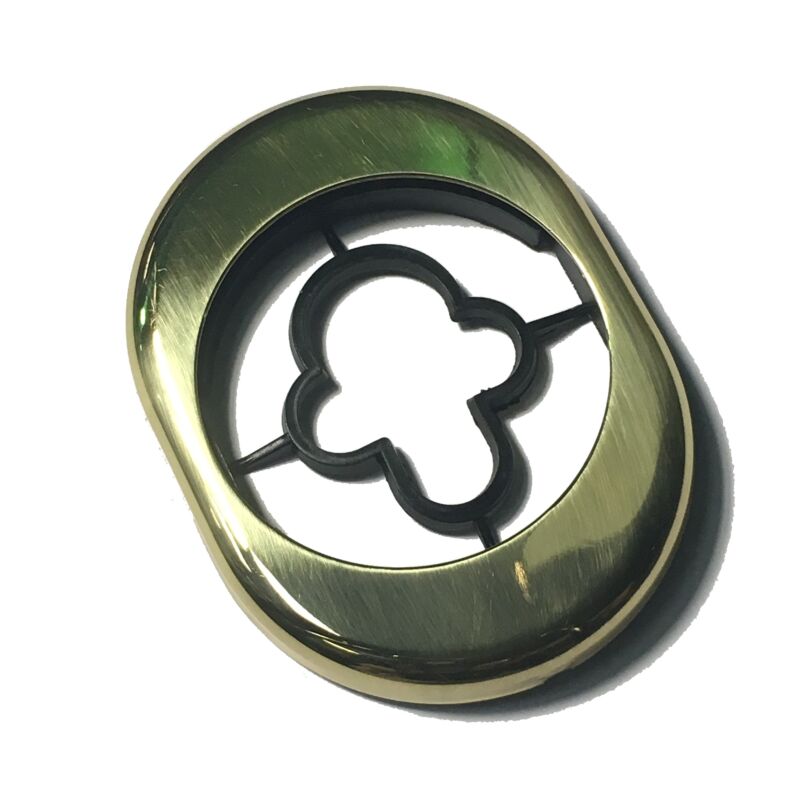 Espelho Oval AF de exterior, latão, ME50/A