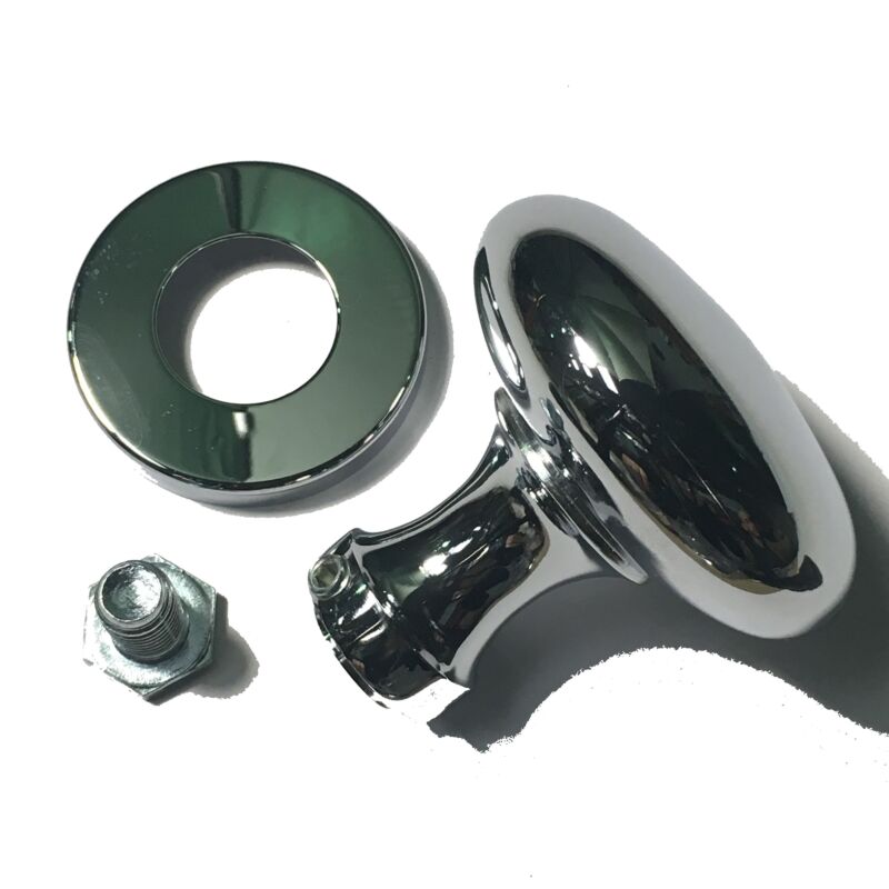 Puxador redondo AF de exterior CL, cromado brilhante, PD63/CL