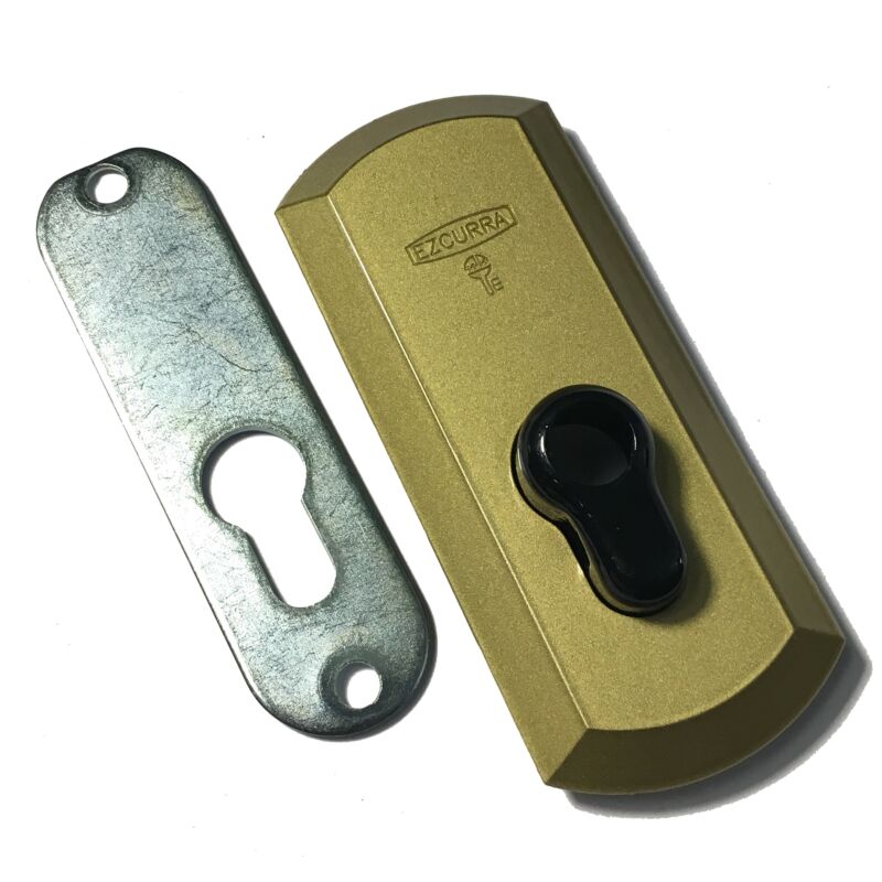 Escudo de segurança Ezcurra dourado