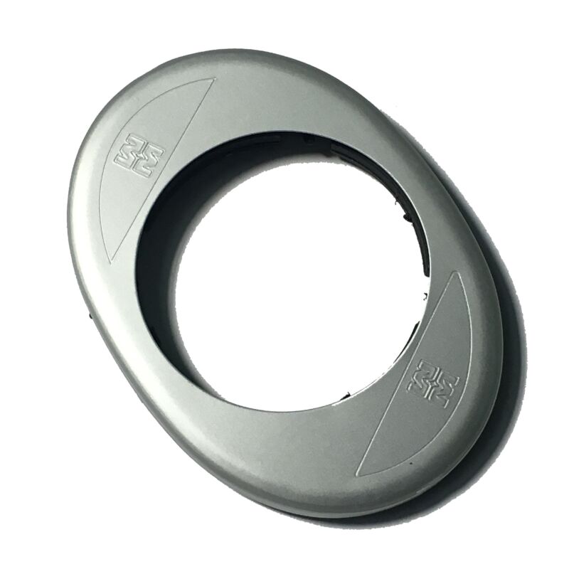 Espelho oval Mottura, para escudo de segurança de 50 mm, em alumínio anodizado