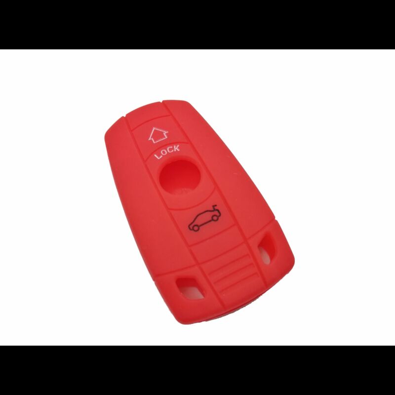 Capa silicone BMW, três botões, vermelho