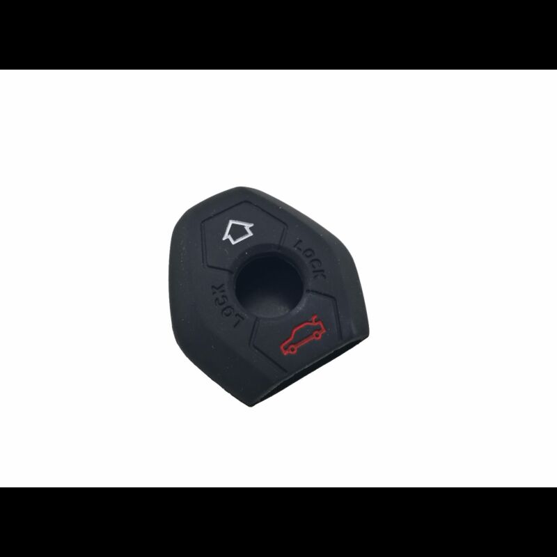 Capa silicone BMW, três botões, negra