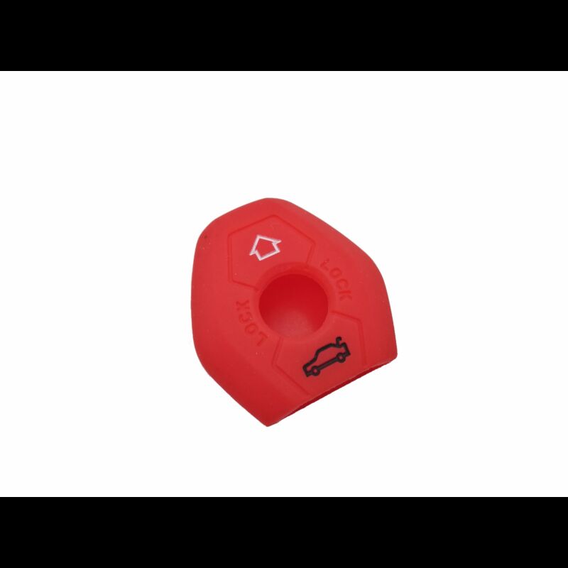 Capa silicone BMW, três botões, vermelho