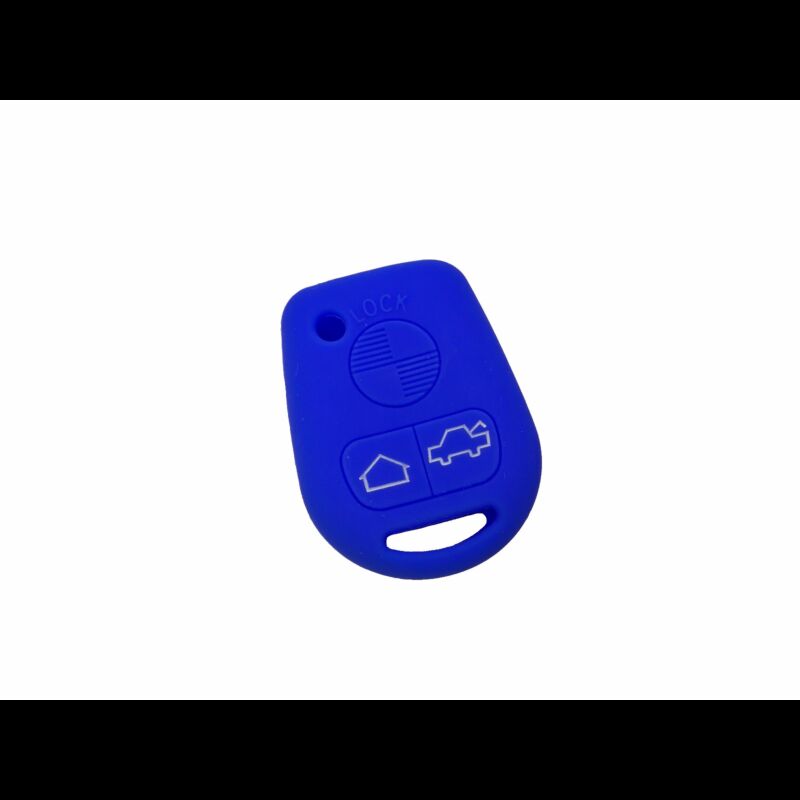 Capa silicone BMW, três botões, azul