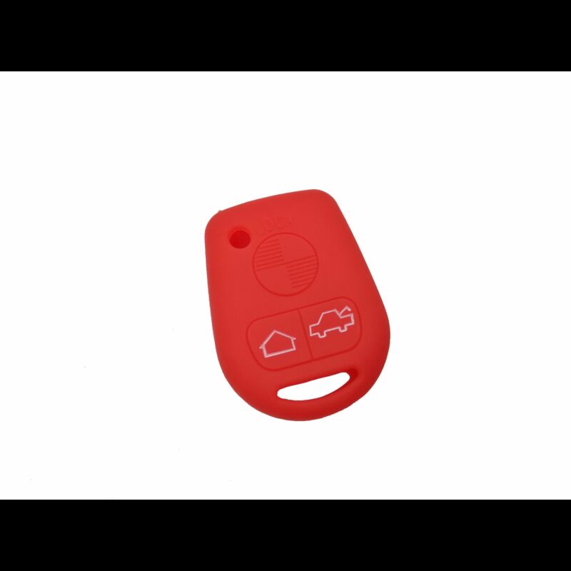 Capa silicone BMW, três botões, vermelho