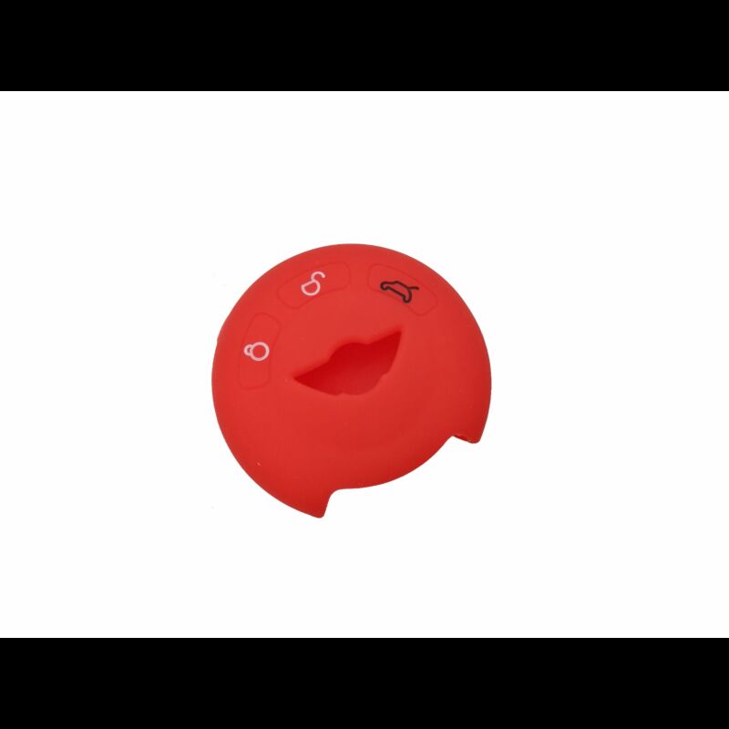 Capa silicone MINI, três botões, vermelho