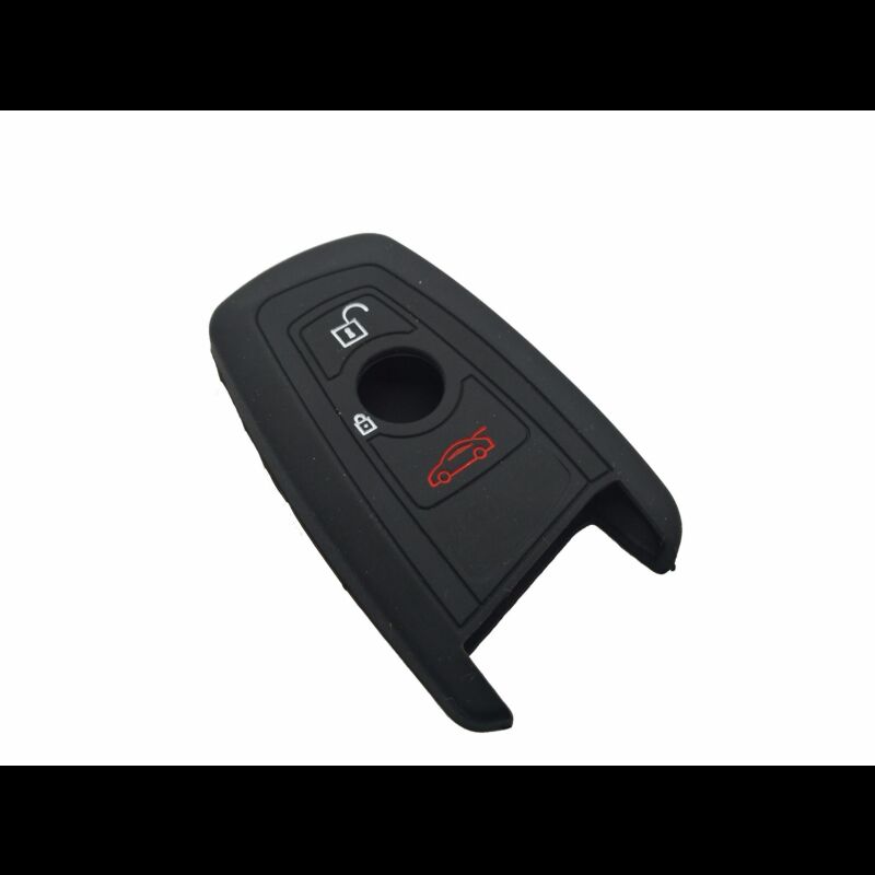 Capa silicone BMW, três botões, negra