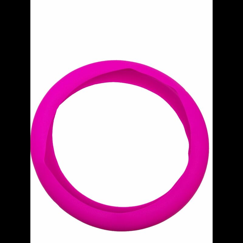 Capa de volante em silicone, rosa