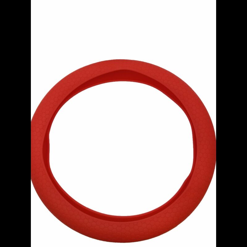 Capa de volante em silicone, vermelho