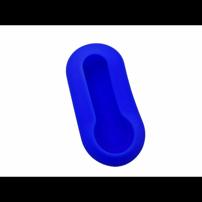 Capa silicone Fiat, flip três botões, azul
