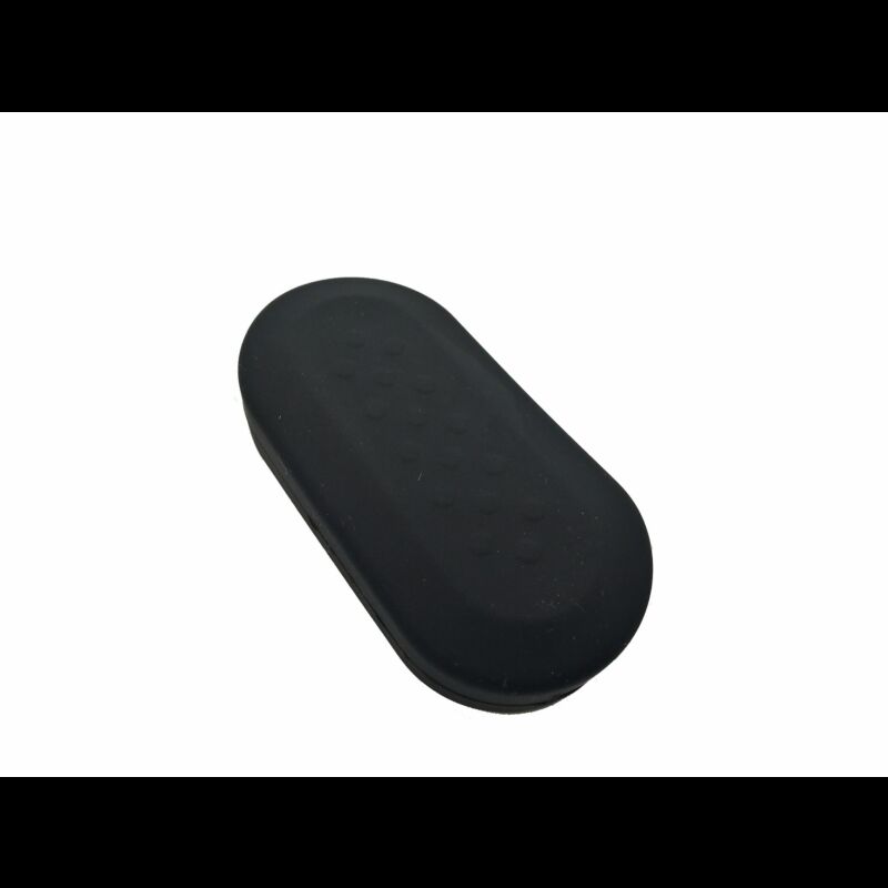 Capa silicone Fiat, flip três botões, negra