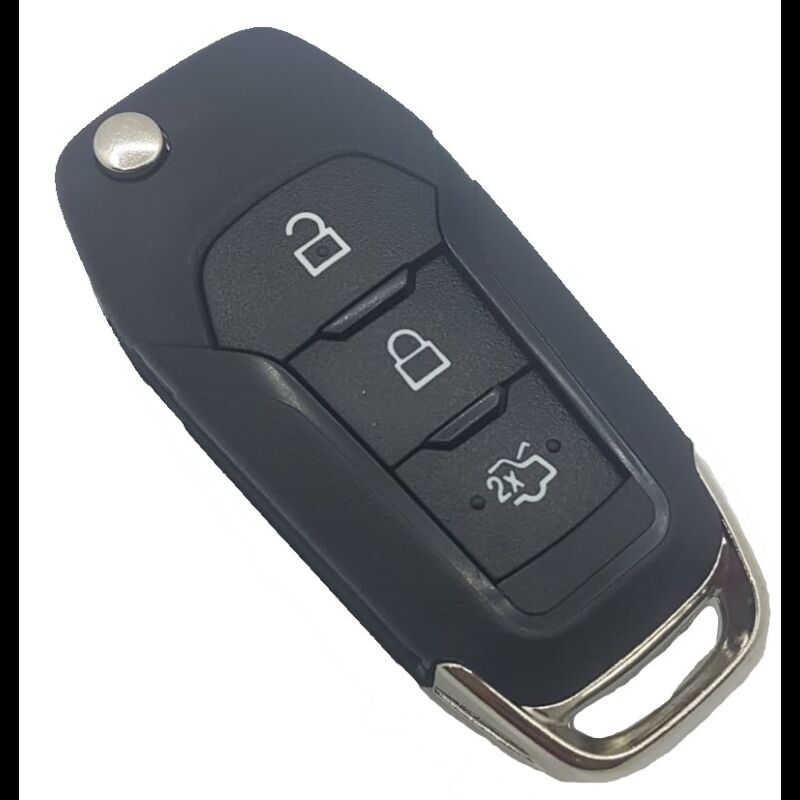 Caixa Para Comando Ford Flip 3 Botões