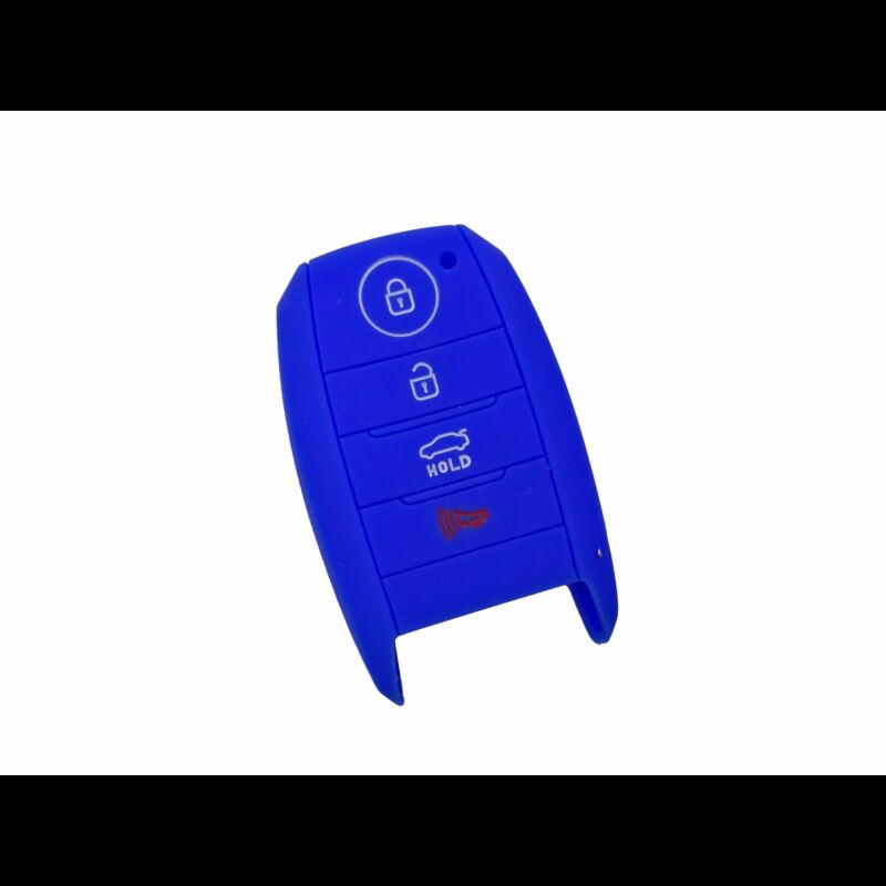 Capa silicone Kia, quatro botões, proximidade, azul