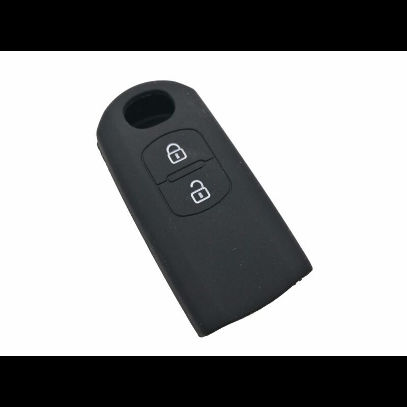 Capa silicone Mazda, dois botões, negro