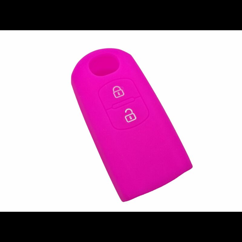 Capa silicone Mazda, dois botões, rosa
