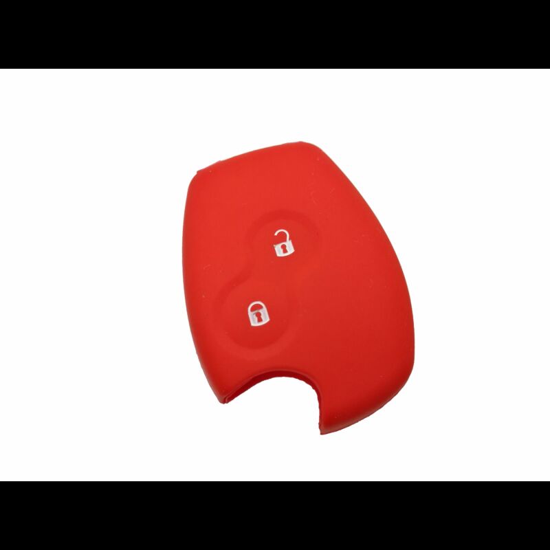 Capa silicone Renault, dois botões, vermelho