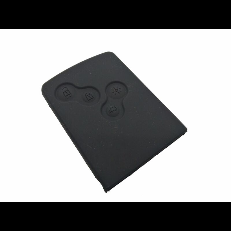 Capa silicone Renault, quatro botões, negra