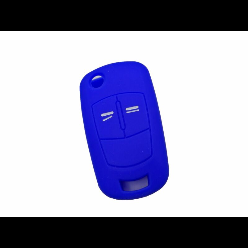 Capa silicone Opel, flip dois botões, azul