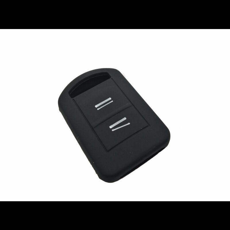 Capa silicone Opel, dois botões, negra