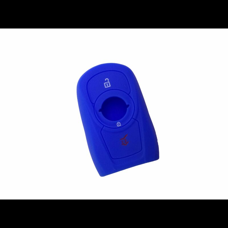 Capa silicone Opel, três botões, Smartkey proximidade, azul