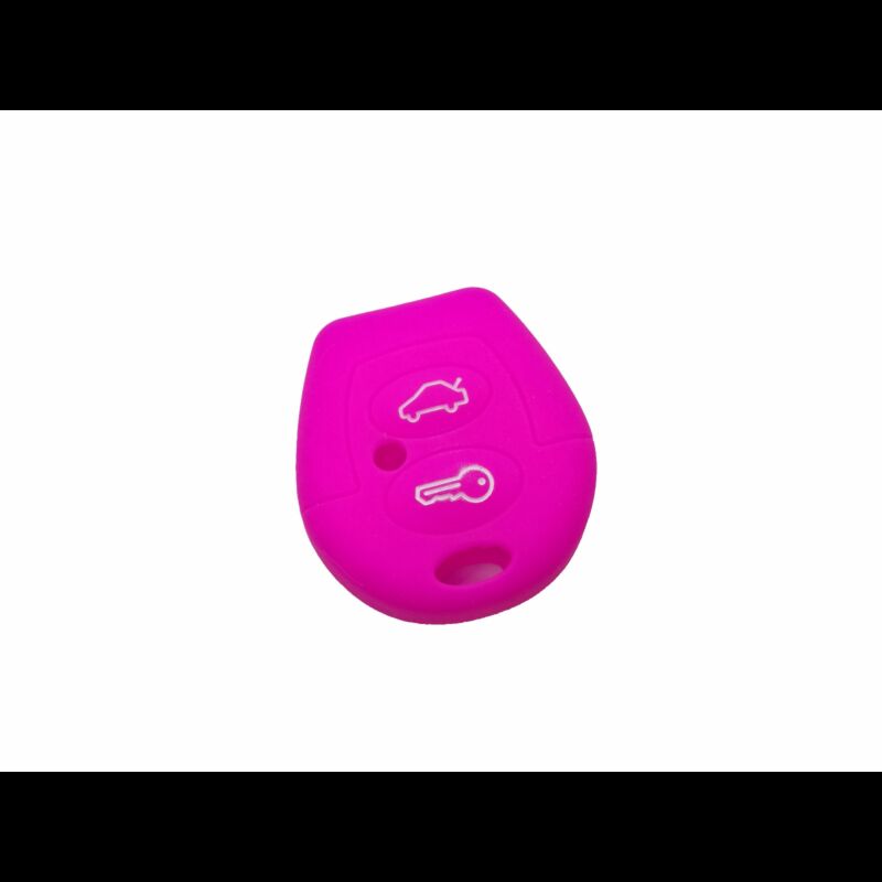 Capa silicone Volkswagen, dois botões, rosa