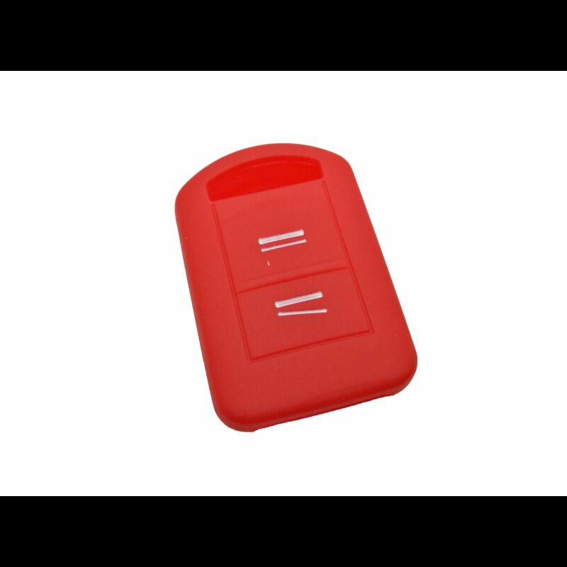 Capa silicone Opel, dois botões, vermelho