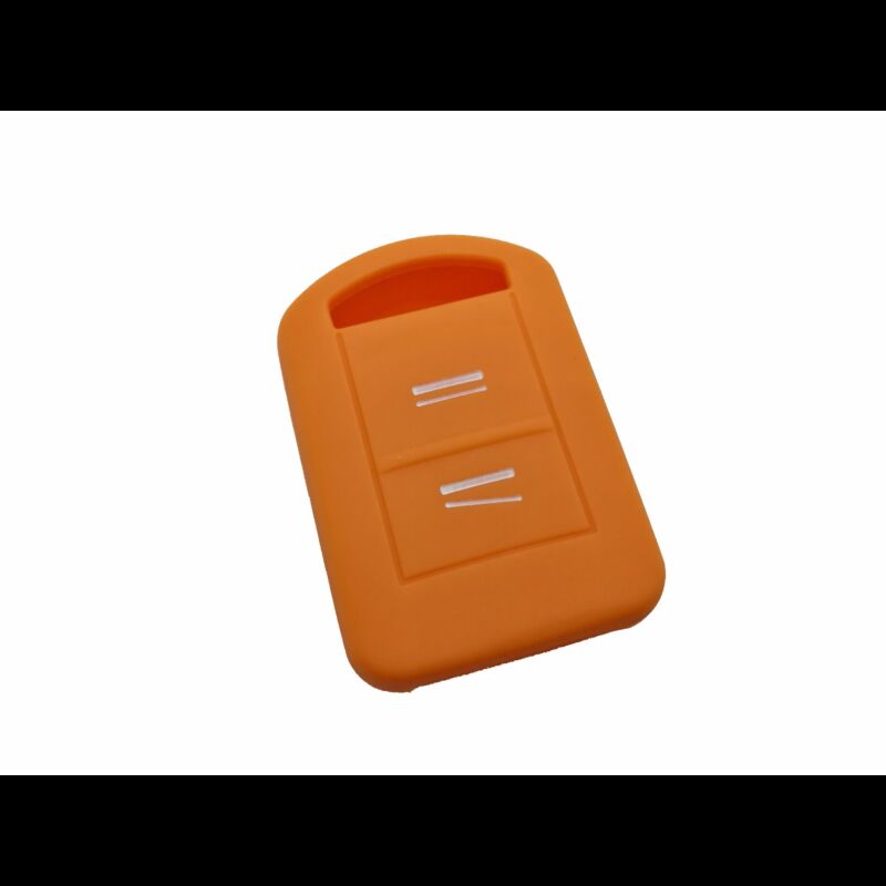 Capa silicone Opel, dois botões, laranja
