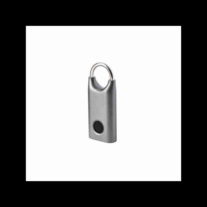 Aloquete Lexon com abertura por impressão digital, metallic grey (cinzento)