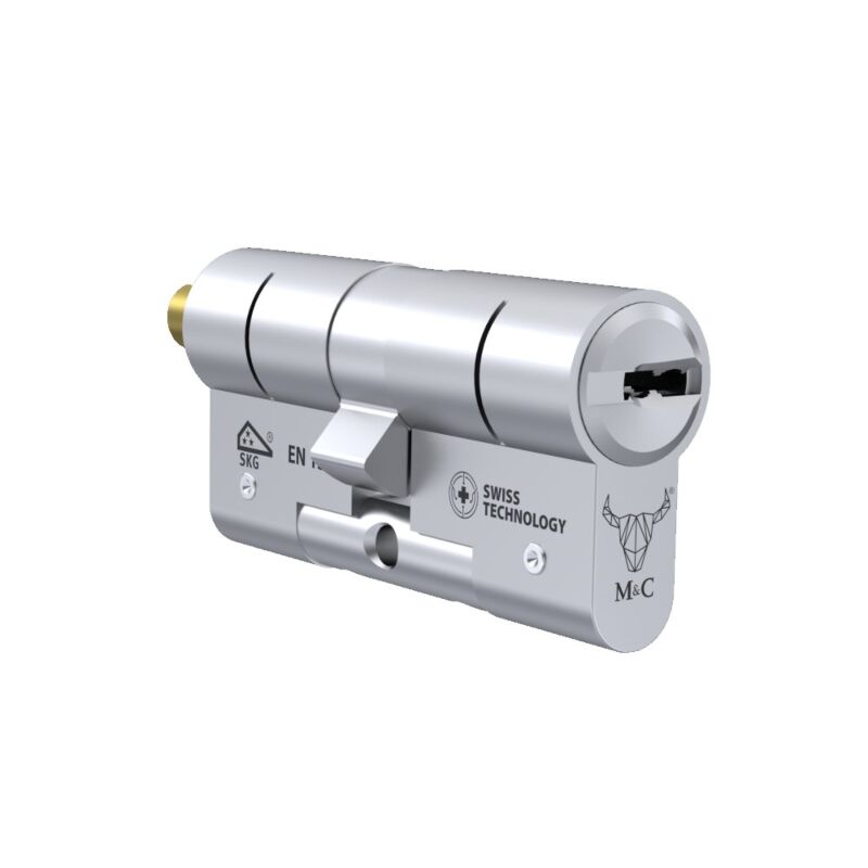 Cilindro M&C Minos SKG*** 32x32mm c/ adaptador Tedee