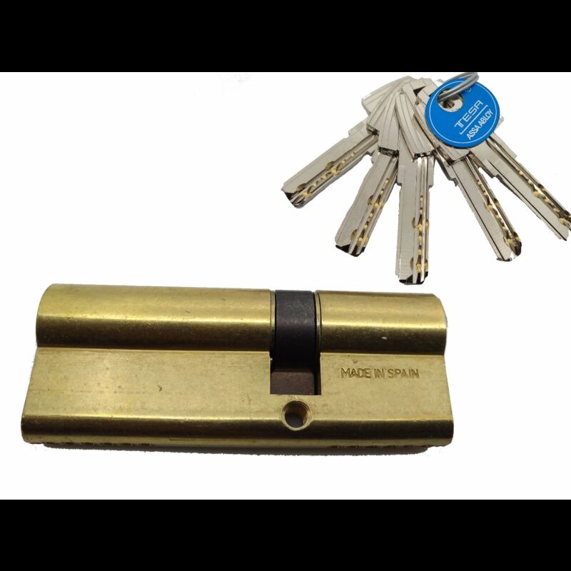 Cilindro Tesa T60 35x60mm latonado