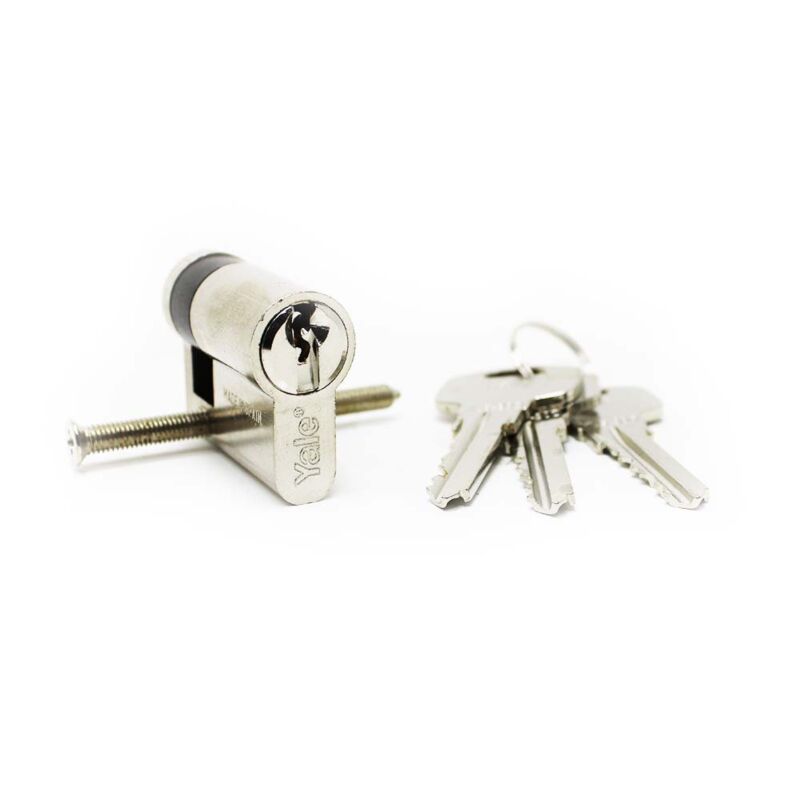 Cilindro Yale YL5 30x10mm niquelado