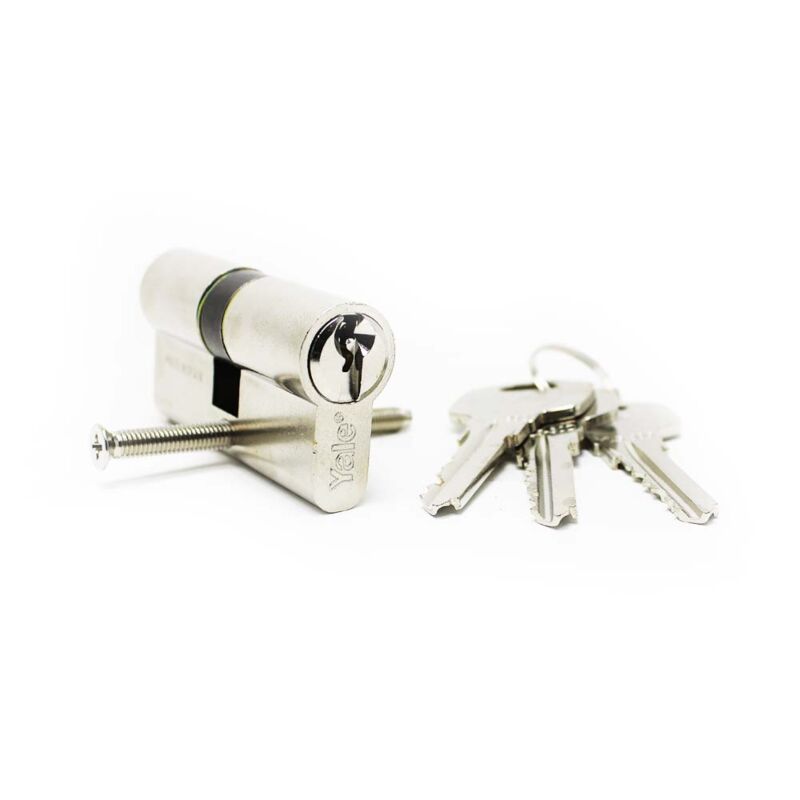 Cilindro Yale YL5 30x30mm niquelado