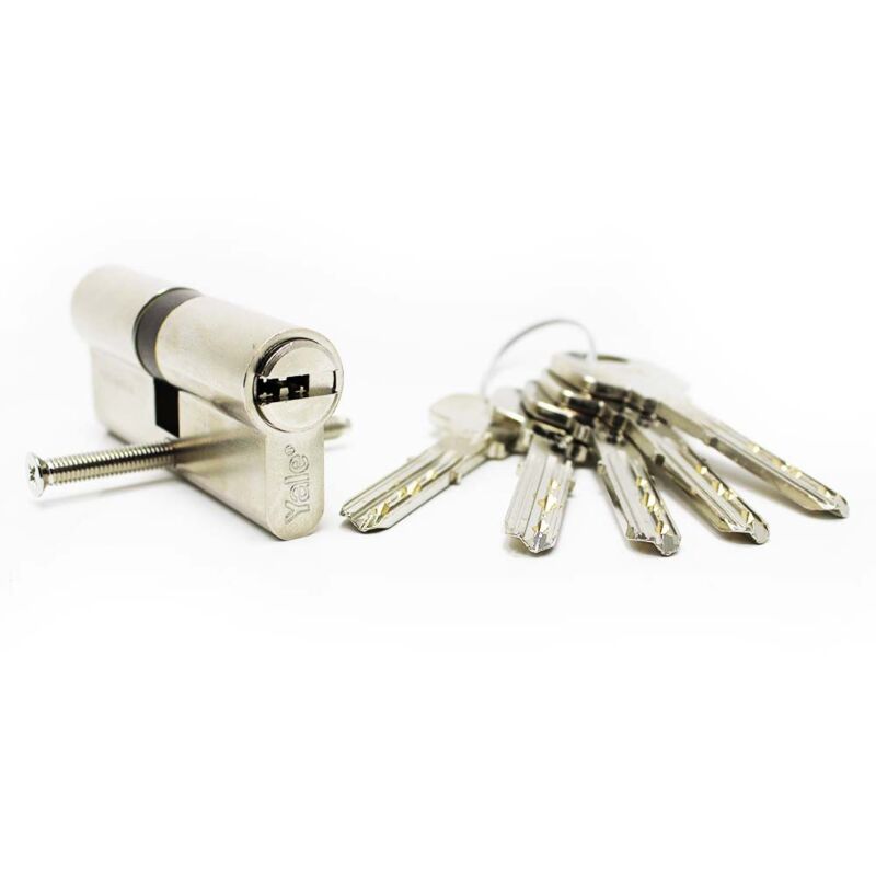 Cilindro Yale YL6 35x35mm niquelado