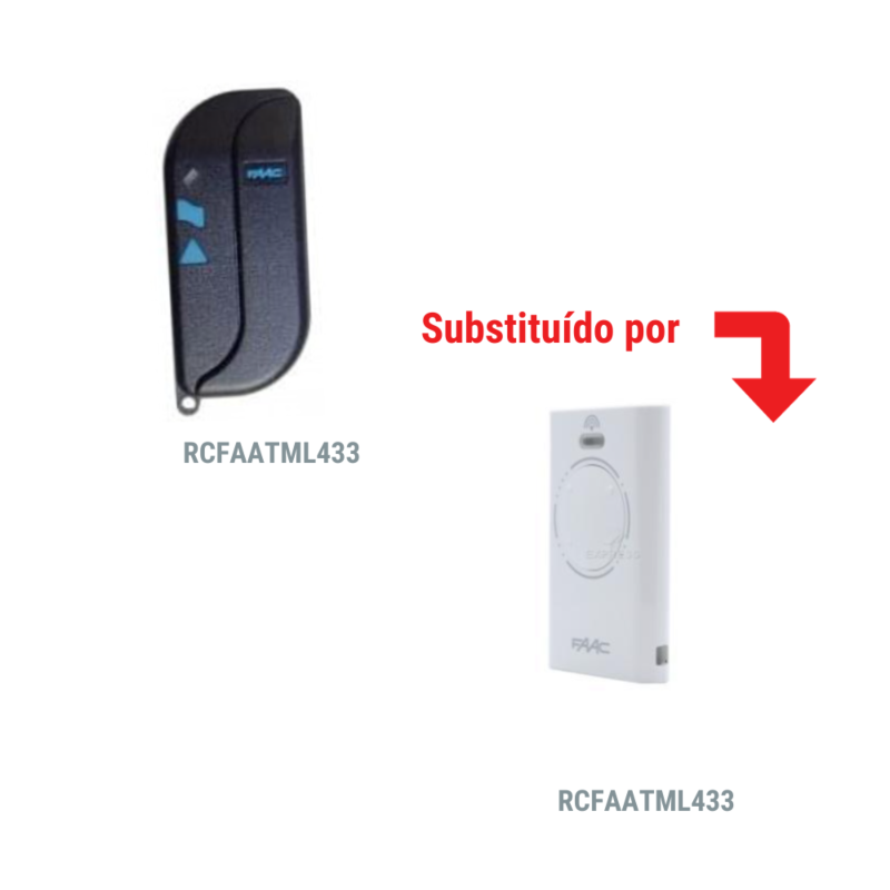 Comando FAAC TML2433SLH- DESCONTINUADO (Ver em artigo alternativo modelo compatível)