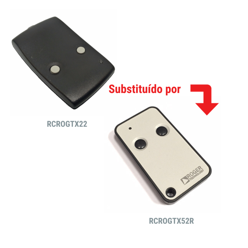 Comando ROGER TX22- DESCONTINUADO (Ver em artigo alternativo modelo compatível)