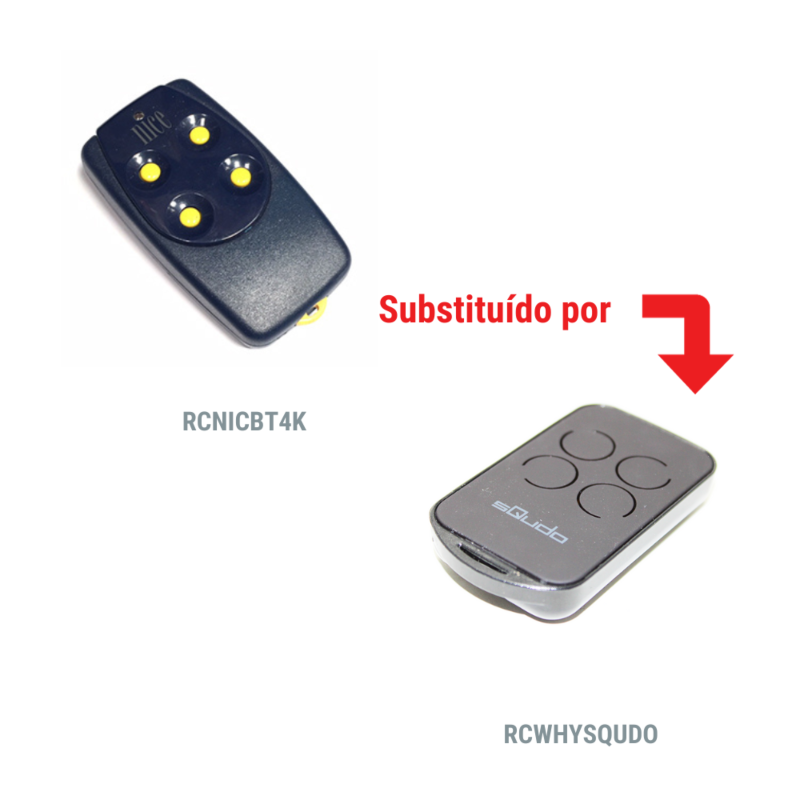 Comando NICE BT4K 30,875- DESCONTINUADO (Ver em artigo alternativo modelo compatível)