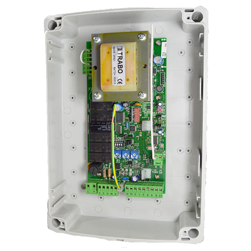 Quadro elétrico Ditec E1A para 1 motor de 230 Vca/5A com rádio 433 mhz