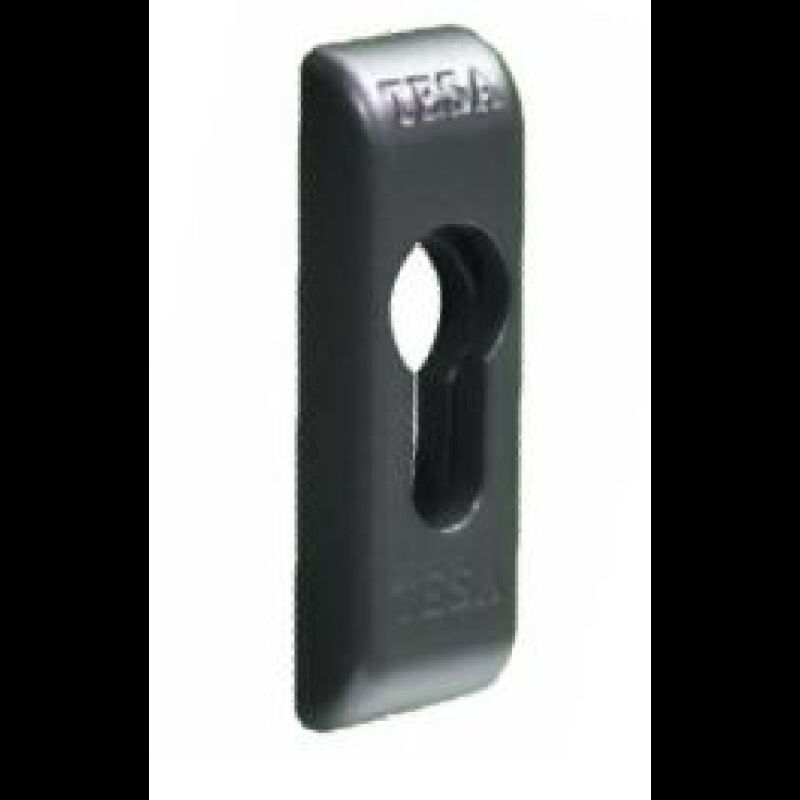 Espelho TESA para cilindro de perfil europeu, negro