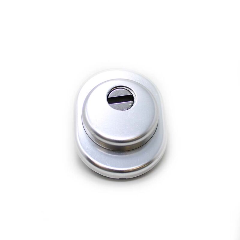 Escudo de segurança AF (Kit), anti-tubo e superblindado, para fechaduras Atra, cromado, 50 mm