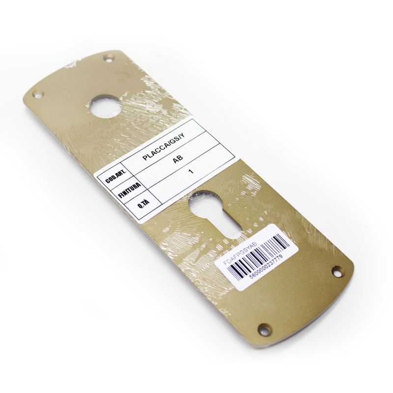 Placa substituição AF Grip Stop Yale/Euro Bronze
