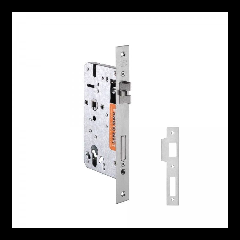 Fechadura de embutir JNF para cilindro europeu, sem cilindro, IN.20.895.60S