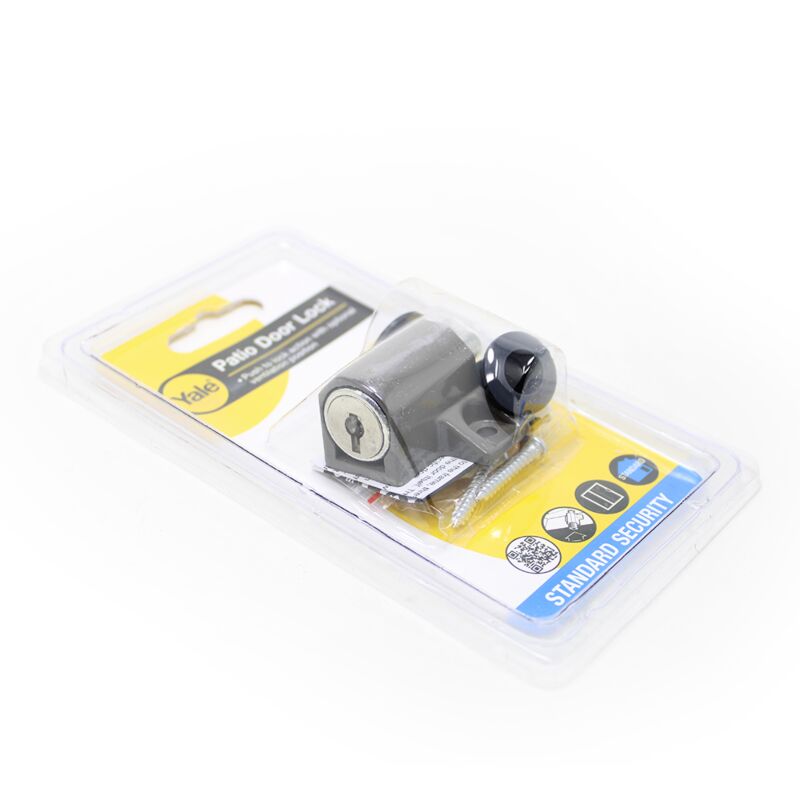 Fechadura para porta de correr, cinzento