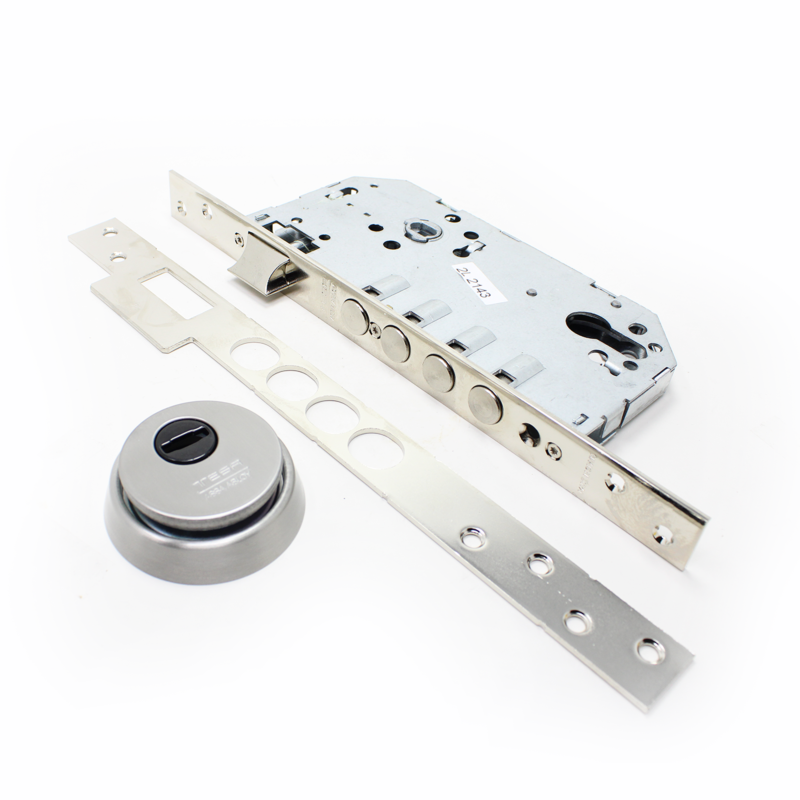 Fechadura de embutir madeira Tesa R200B, entrada 60 mm, niquelado - DESCONTINUADO