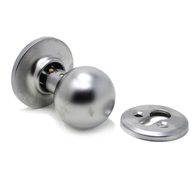 Puxador redondo Tesa 3934, rotativo, cromado