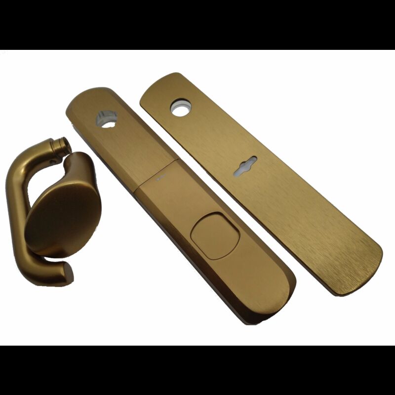 Escudo de segurança Disec cromado com proteção magnética, para chave de duplo palhetão