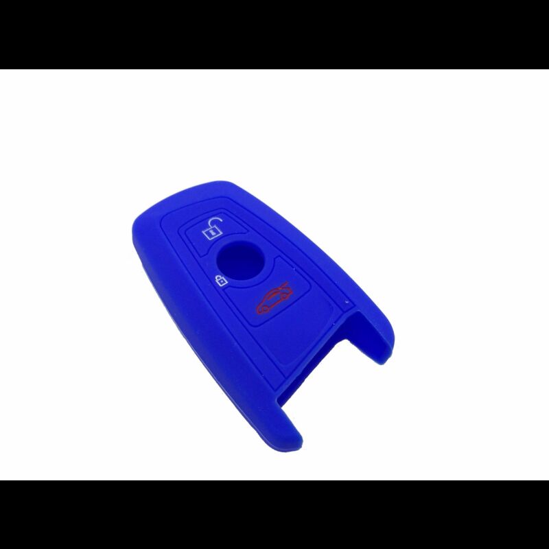 Capa silicone BMW, três botões, azul